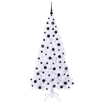 Albero di Natale artificiale Bianco 180 cm PVC e Acciaio