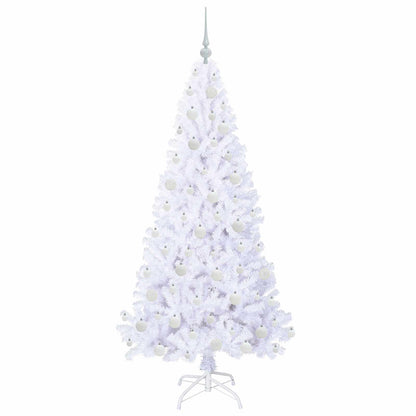 Albero di Natale artificiale Bianco 180 cm PVC e Acciaio