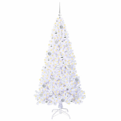 Albero di Natale artificiale Bianco 180 cm PVC e Acciaio | homemem39
