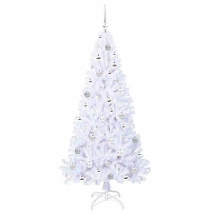 Albero di Natale artificiale Bianco 180 cm PVC e Acciaio | homemem39