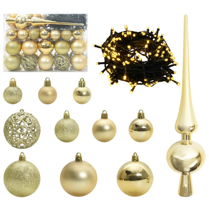Albero di Natale artificiale Bianco 150 cm PVC e Acciaio