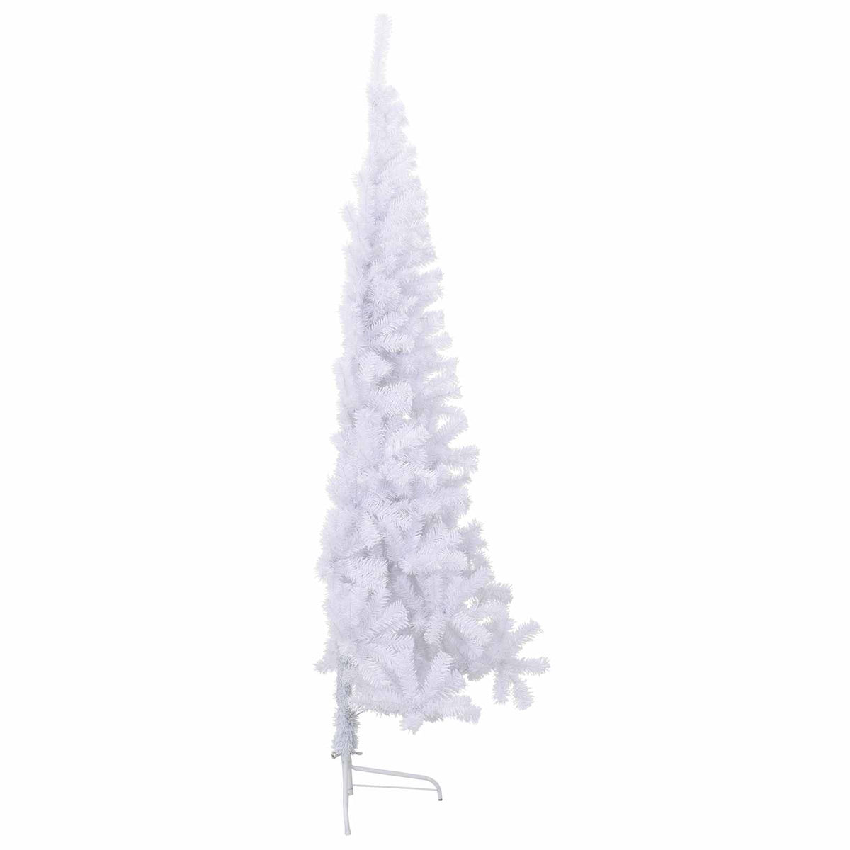 Albero di Natale artificiale Bianco 210 cm PVC e Acciaio