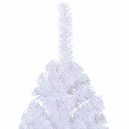 Albero di Natale artificiale Bianco 240 cm PVC e Acciaio