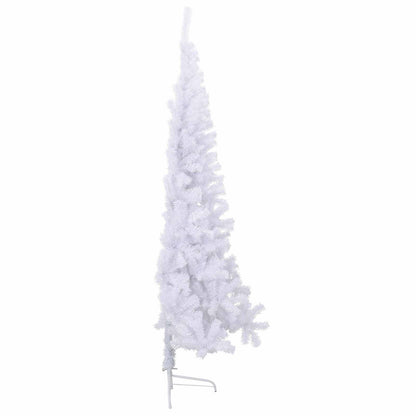 Albero di Natale artificiale Bianco 240 cm PVC e Acciaio