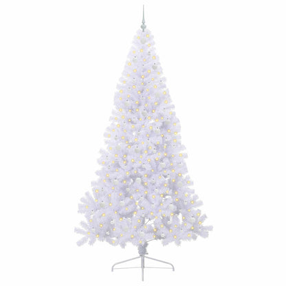 Albero di Natale artificiale Bianco 240 cm PVC e Acciaio