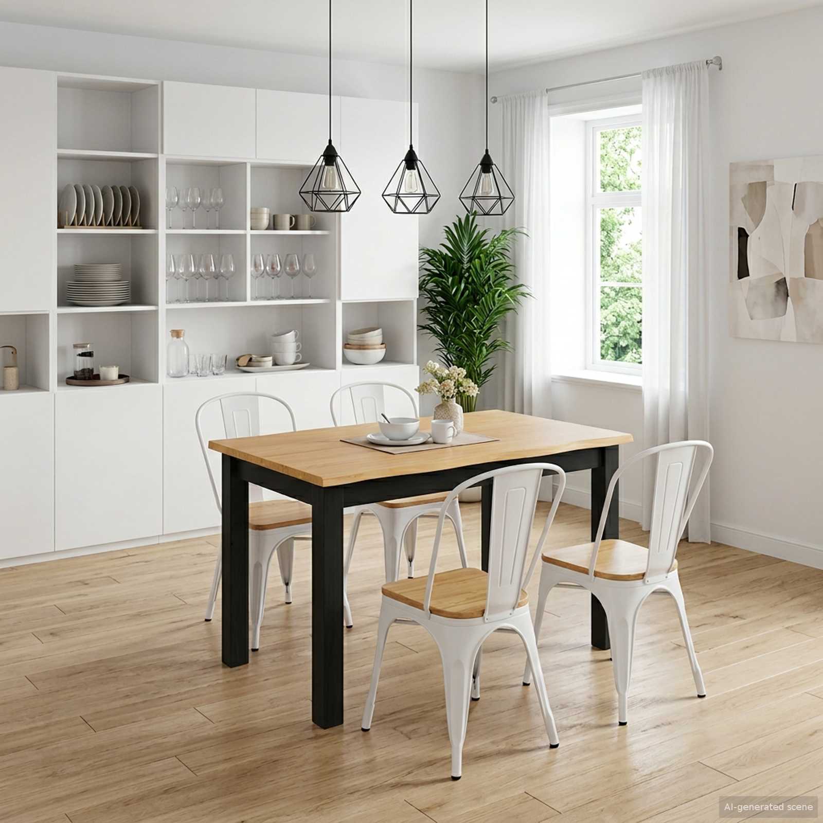 Tavolo da pranzo EKAI Nero 112 x 70 x 76,5 cm | homemem39