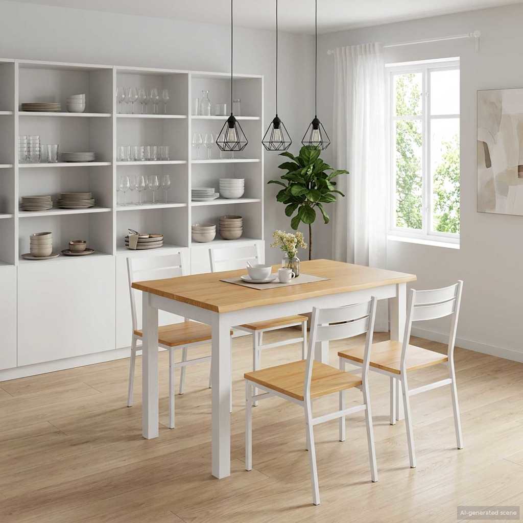 Tavolo da pranzo EKAI Bianco 112 x 70 x 76,5 cm | homemem39