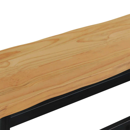 Panchina da pranzo EKAI Nero 91,5 x 29 x 45,5 cm | homemem39