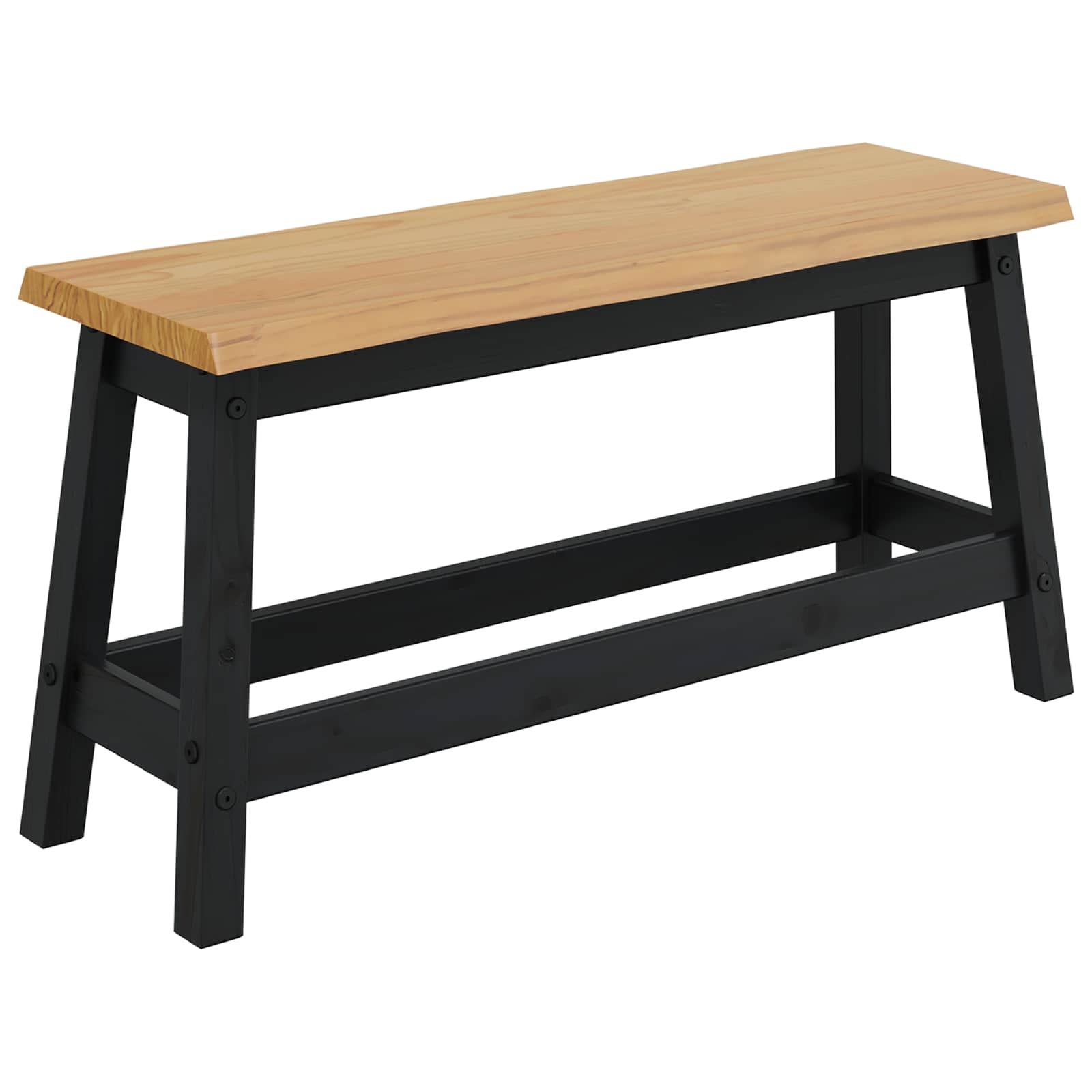 Panchina da pranzo EKAI Nero 91,5 x 29 x 45,5 cm | homemem39