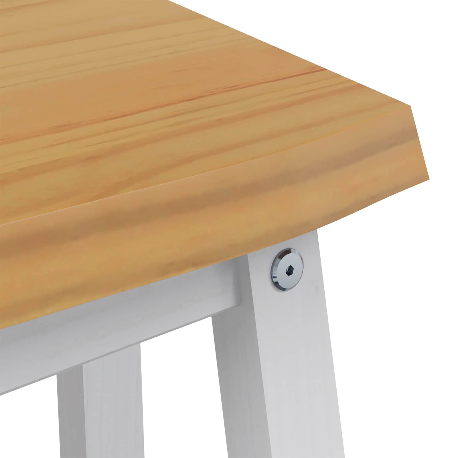 Panchina da pranzo EKAI Bianco 91,5 x 29 x 45,5 cm | homemem39