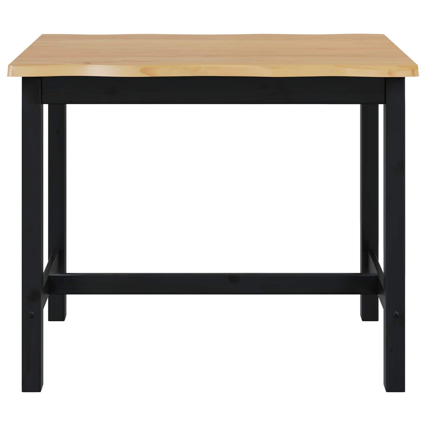 Tavolo Alto EKAI Nero 112 x 70 x 91 cm Legno Massello di Pino