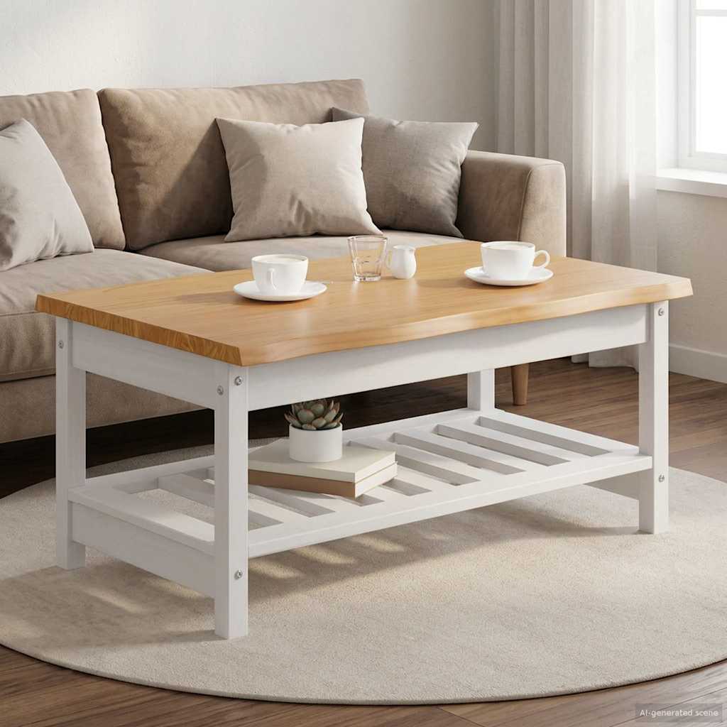 Tavolino da salotto EKAI Bianco 100 x 60 x 45,5 cm | homemem39