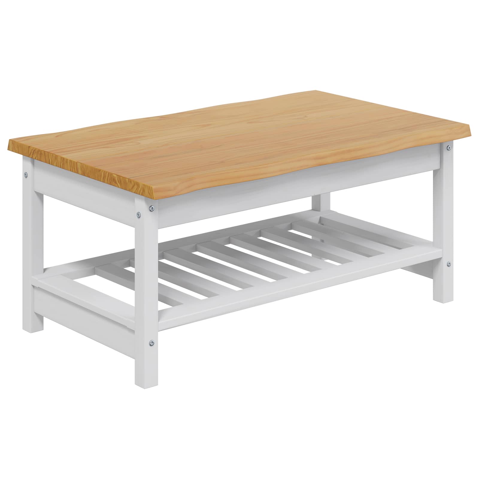 Tavolino da salotto EKAI Bianco 100 x 60 x 45,5 cm | homemem39