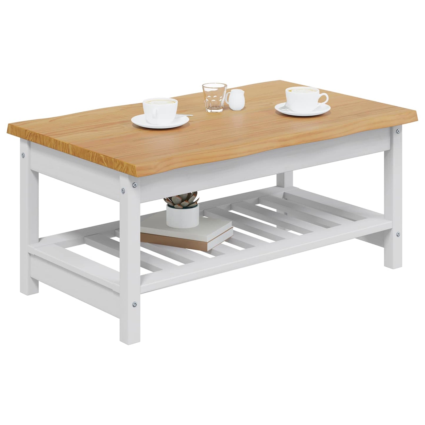 Tavolino da salotto EKAI Bianco 100 x 60 x 45,5 cm | homemem39