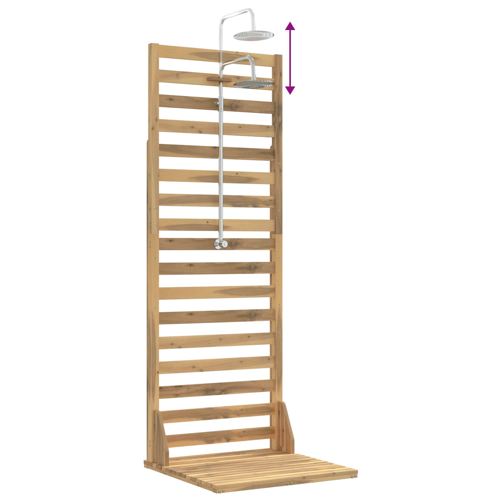 Doccia da esterno 205,5 cm Bianco | homemem39
