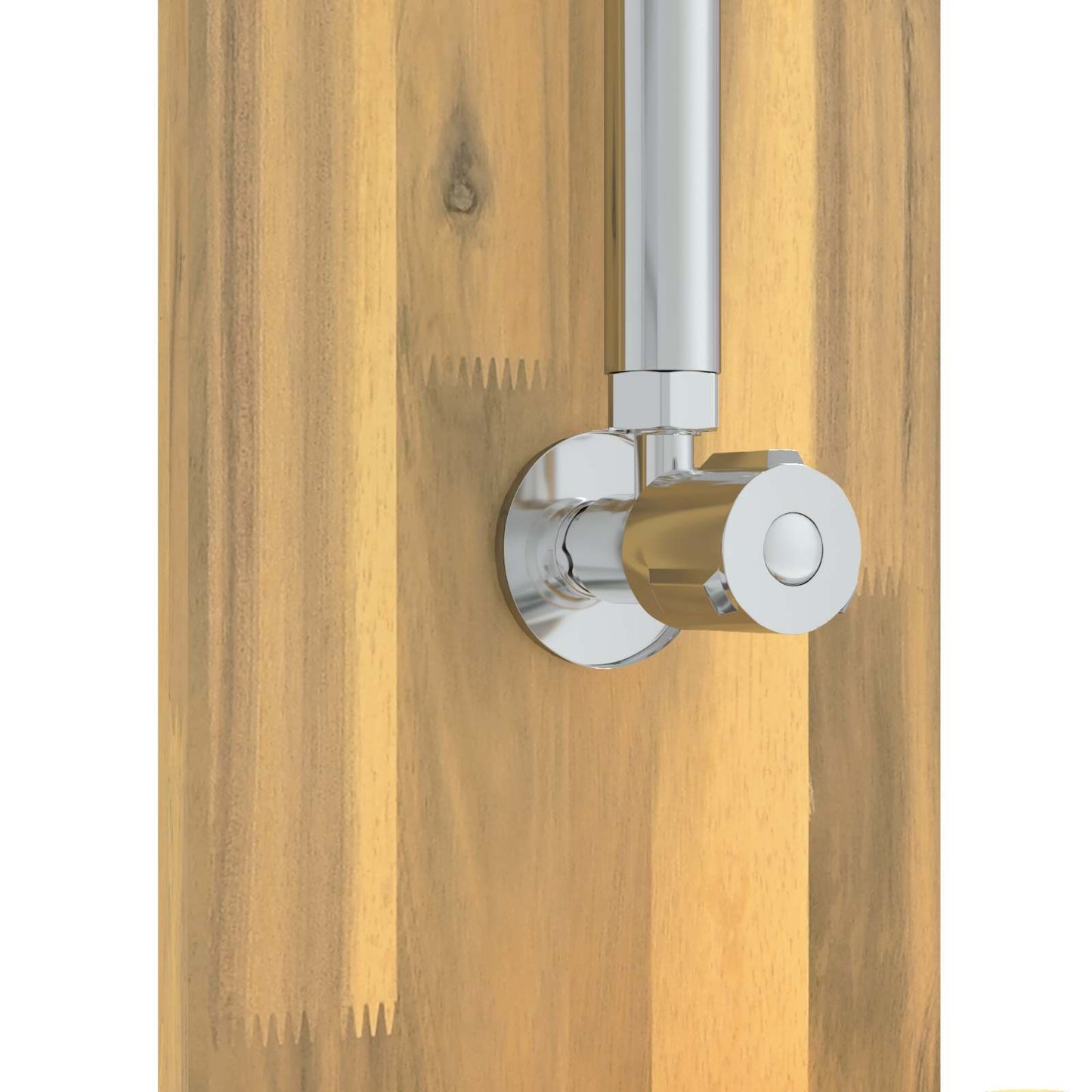 Doccia da esterno 257 cm Bianco | homemem39