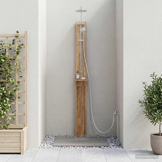 Doccia da esterno 257 cm Bianco