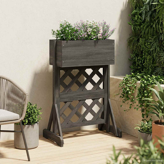 Trellis da Giardino Verticale Grigio 48 x 30 x 70,5 cm | homemem39