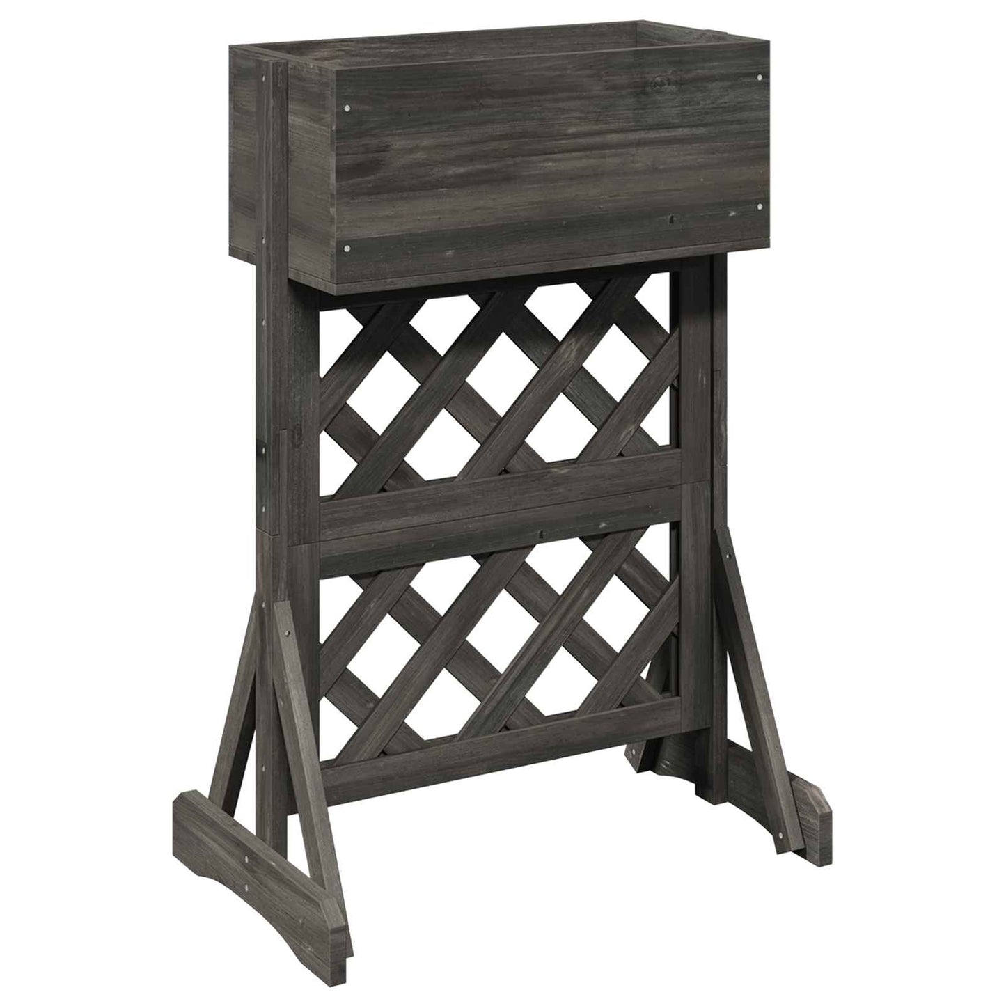 Trellis da Giardino Verticale Grigio 48 x 30 x 70,5 cm | homemem39