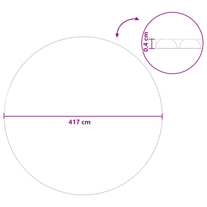 Copertura Solare per Piscina di Alta Qualità Ø 417 cm 200 μm
