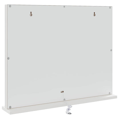 Specchio LED da Vanità Bianco 58 x 10 x 47 cm Vetro e acciaio | homemem39