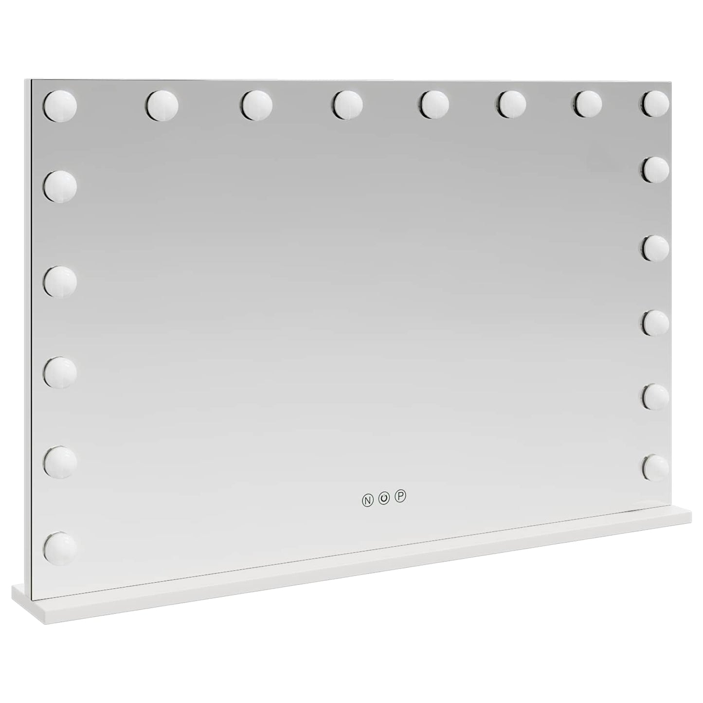 Specchio LED da Vanità Bianco 80 x 10 x 52,5 cm Vetro e acciaio | homemem39