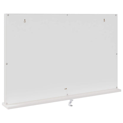Specchio LED da Vanità Bianco 80 x 10 x 52,5 cm Vetro e acciaio | homemem39