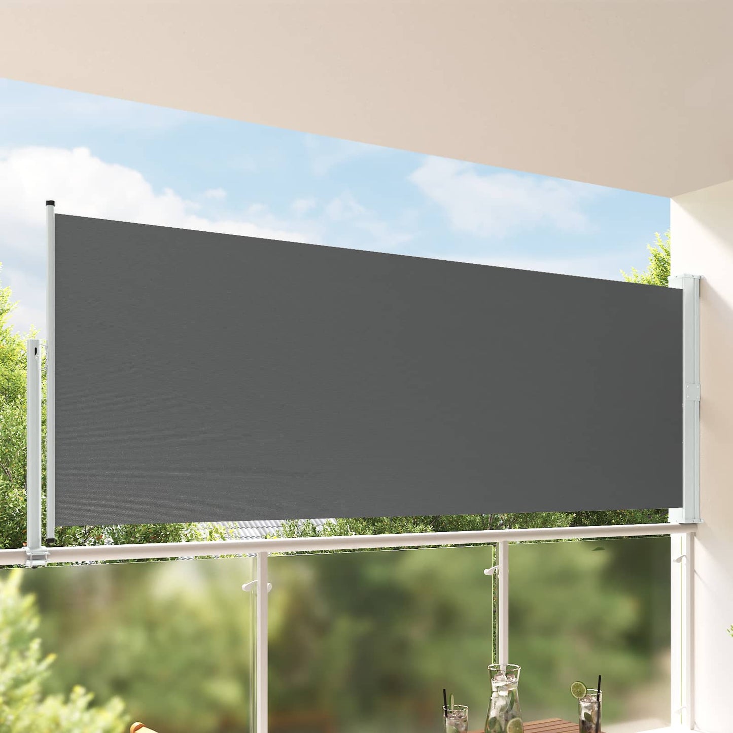 Tenda laterale 100% poliestere ferro acciaio | homemem39