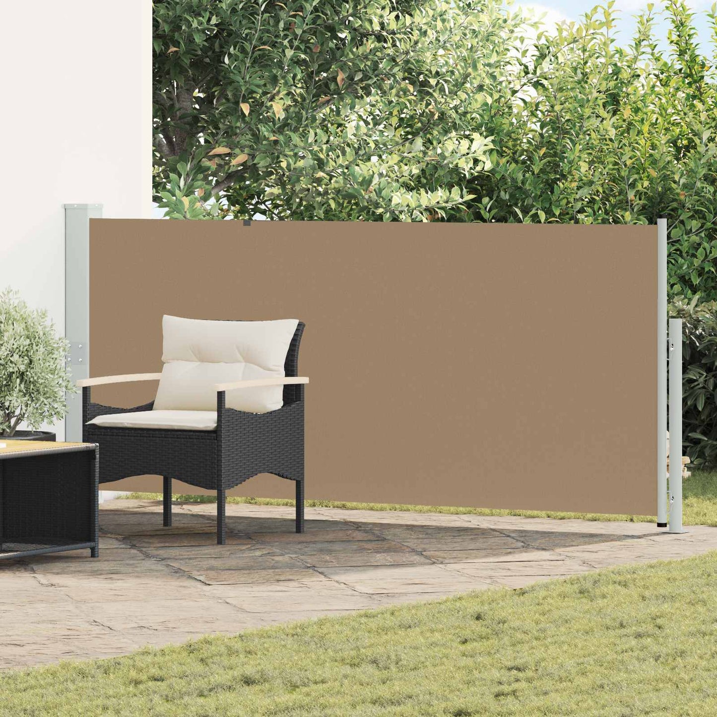 Tenda laterale retrattile 170 x 300 cm Poliestere Rettangolare