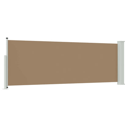 Tenda laterale retrattile Tortora 500 x 100 cm Poliestere | homemem39