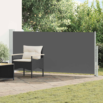 Tenda laterale retrattile Antracite 500 x 117 cm Poliestere