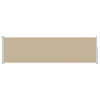 Tenda laterale retrattile Beige 500 x 140 cm Poliestere | homemem39