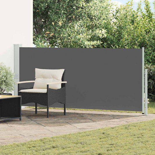 Tenda laterale retrattile Antracite 500 x 160 cm Poliestere