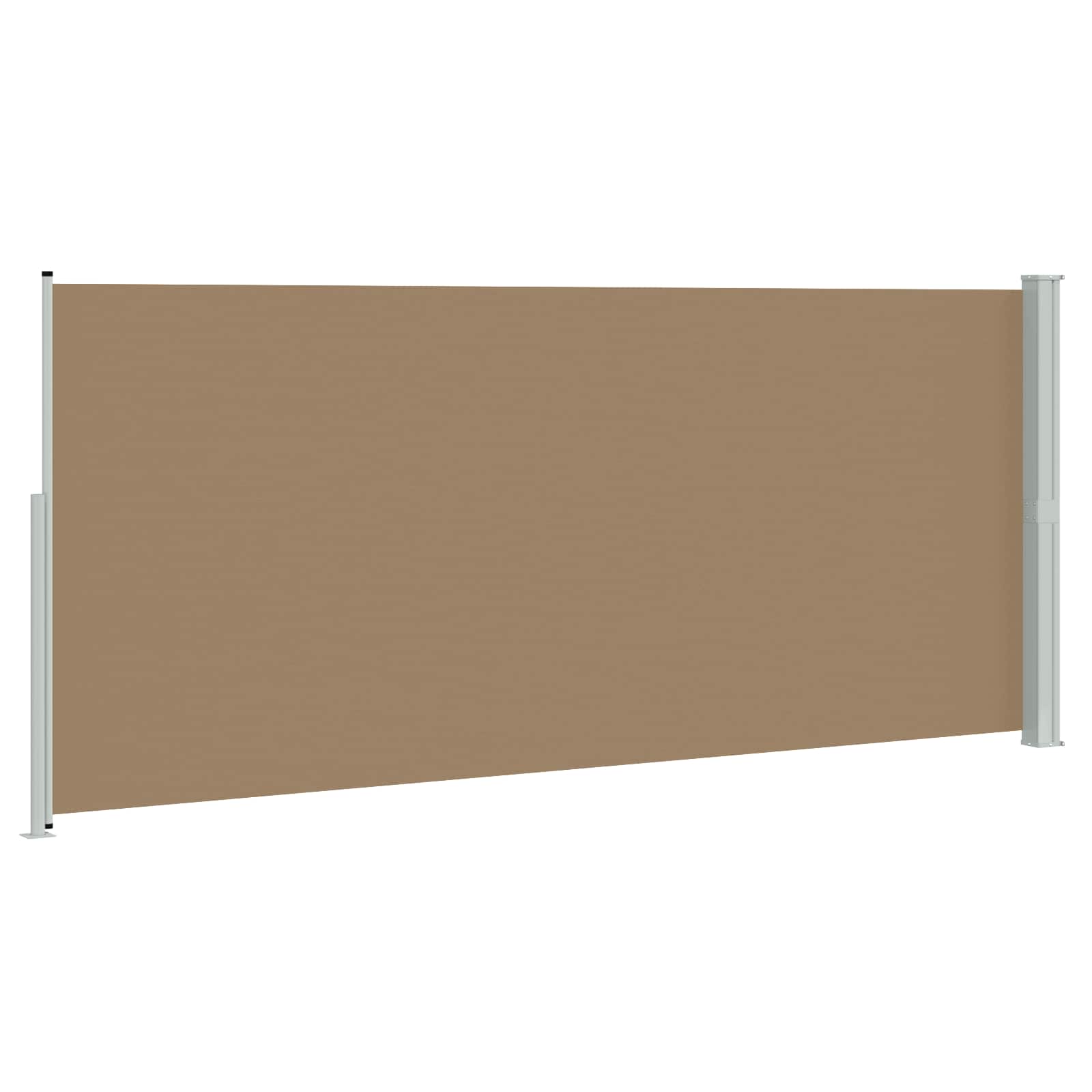 Tenda laterale retrattile Tortora 600 x 220 cm Poliestere | homemem39