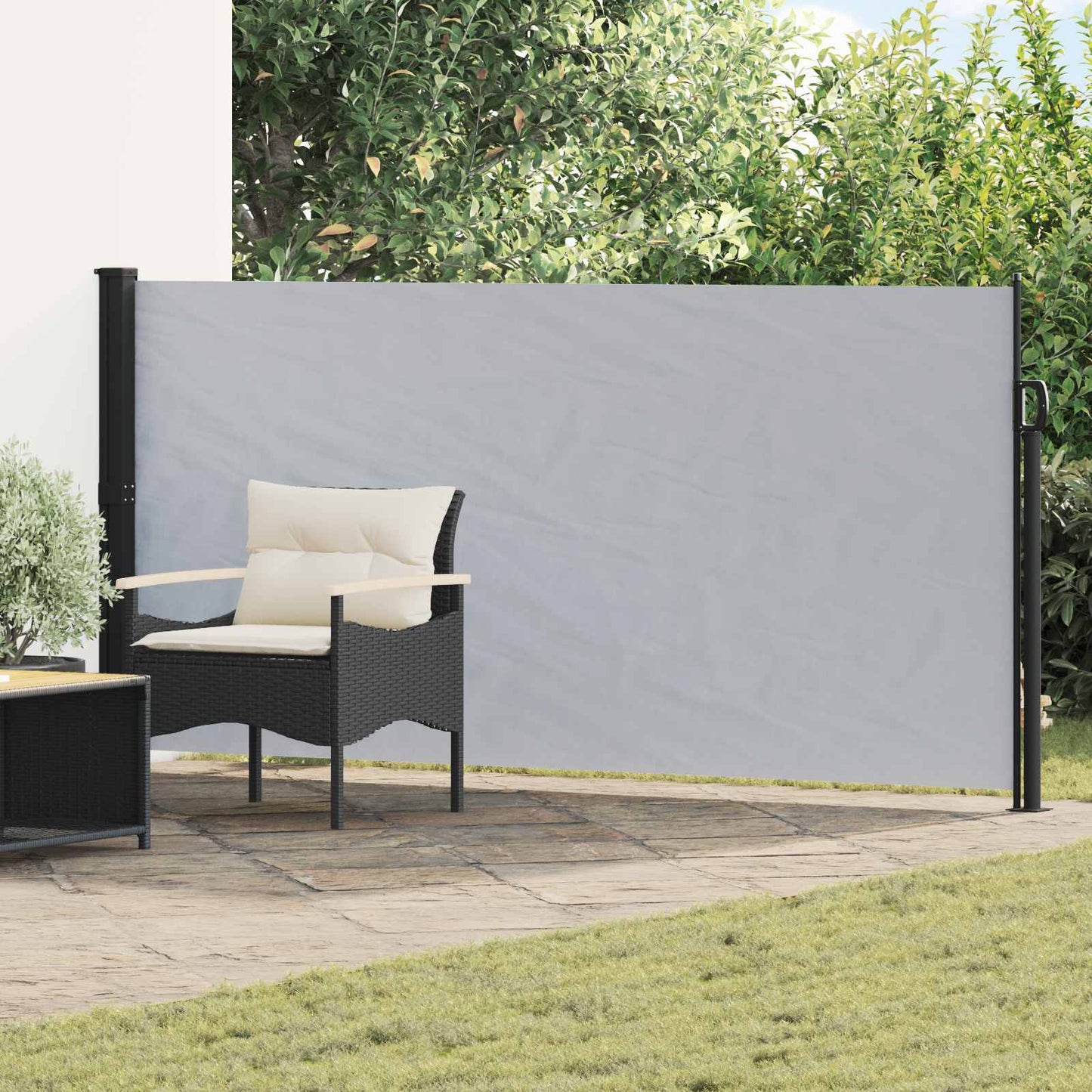Tenda laterale retrattile 117 x 300 cm Poliestere Rettangolare