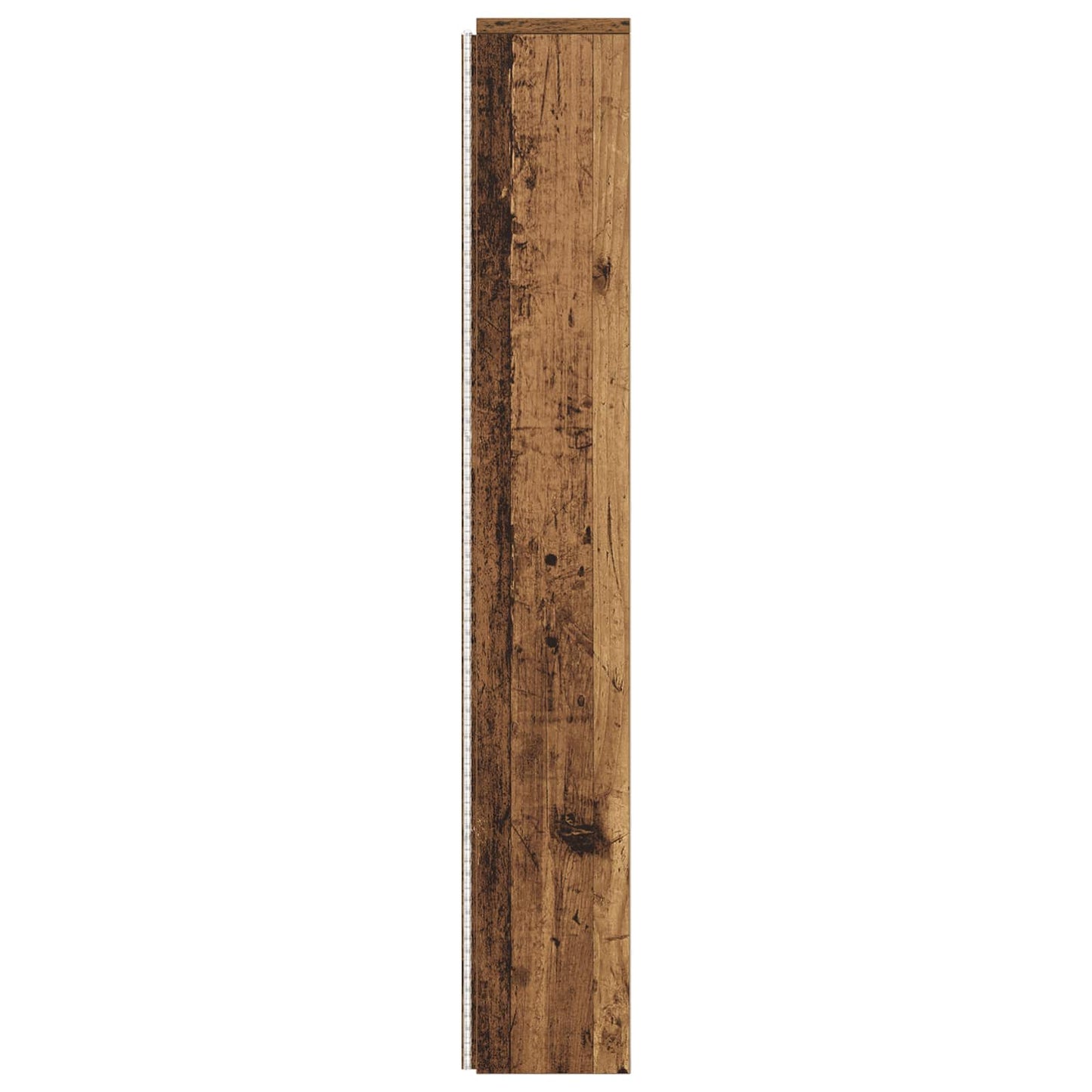 Testiera di stoccaggio con LED Legno antico 160 cm | homemem39