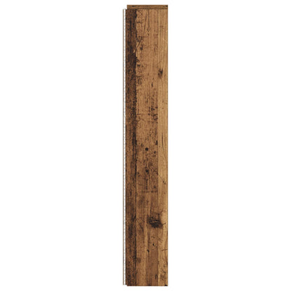 Testiera di stoccaggio con LED Legno antico 160 cm | homemem39
