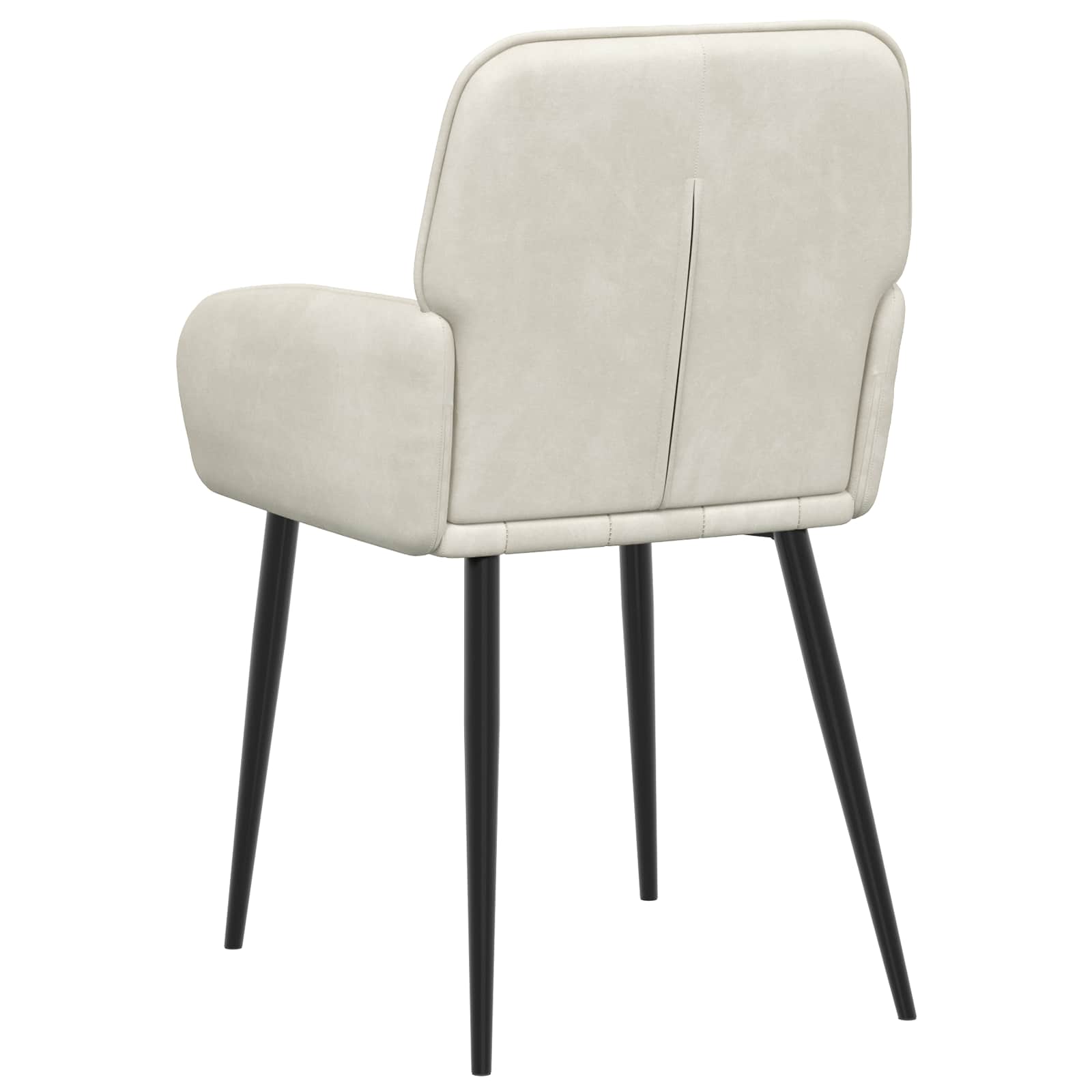 Sedie da pranzo 4 pcs Velluto Crema 57 x 50 x 85 cm | homemem39