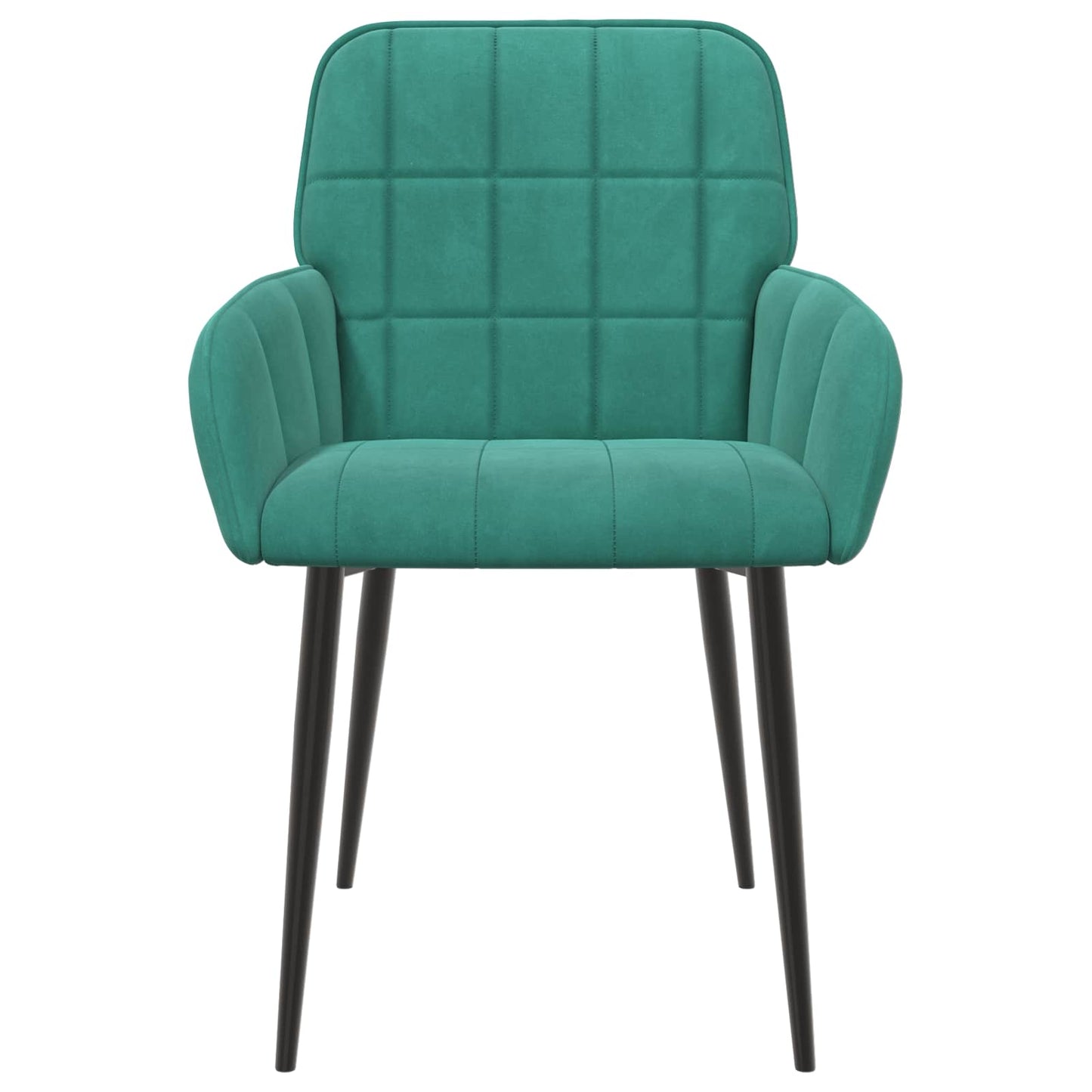 Sedie da pranzo 4 pcs Velluto Turchese 57 x 50 x 85 cm | homemem39