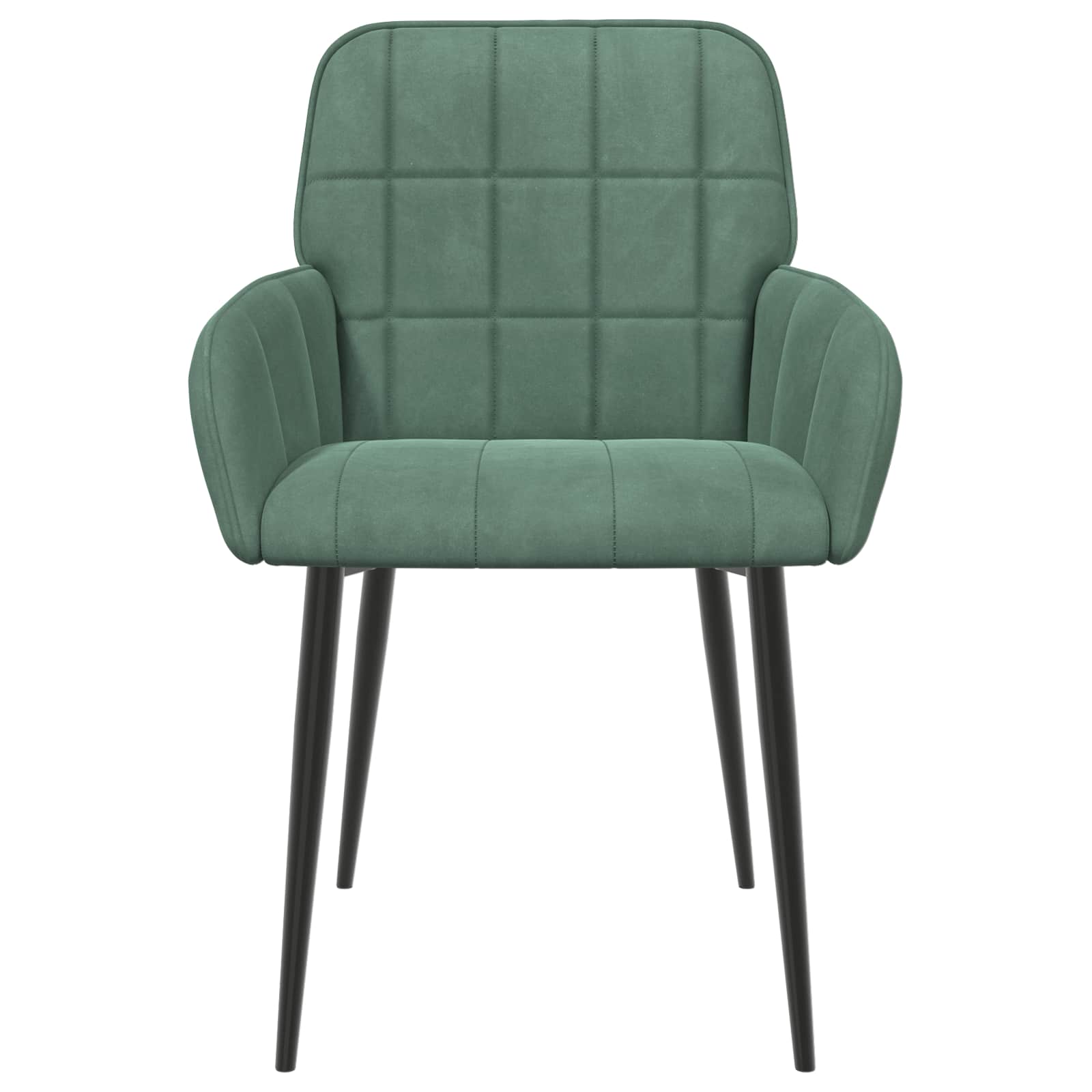 Sedie da pranzo 4 pcs Velluto Verde Mare 57 x 50 x 85 cm | homemem39