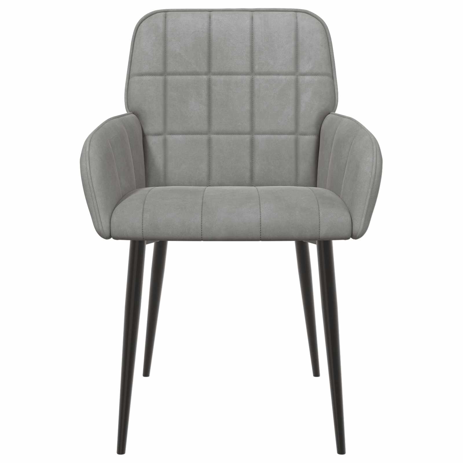 Sedie da pranzo 6 pcs Velluto Grigio Chiaro 57 x 50 x 85 cm | homemem39