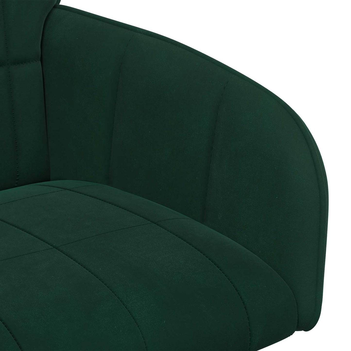 Sedie da pranzo 6 pcs Velluto Verde Scuro 57 x 50 x 85 cm | homemem39