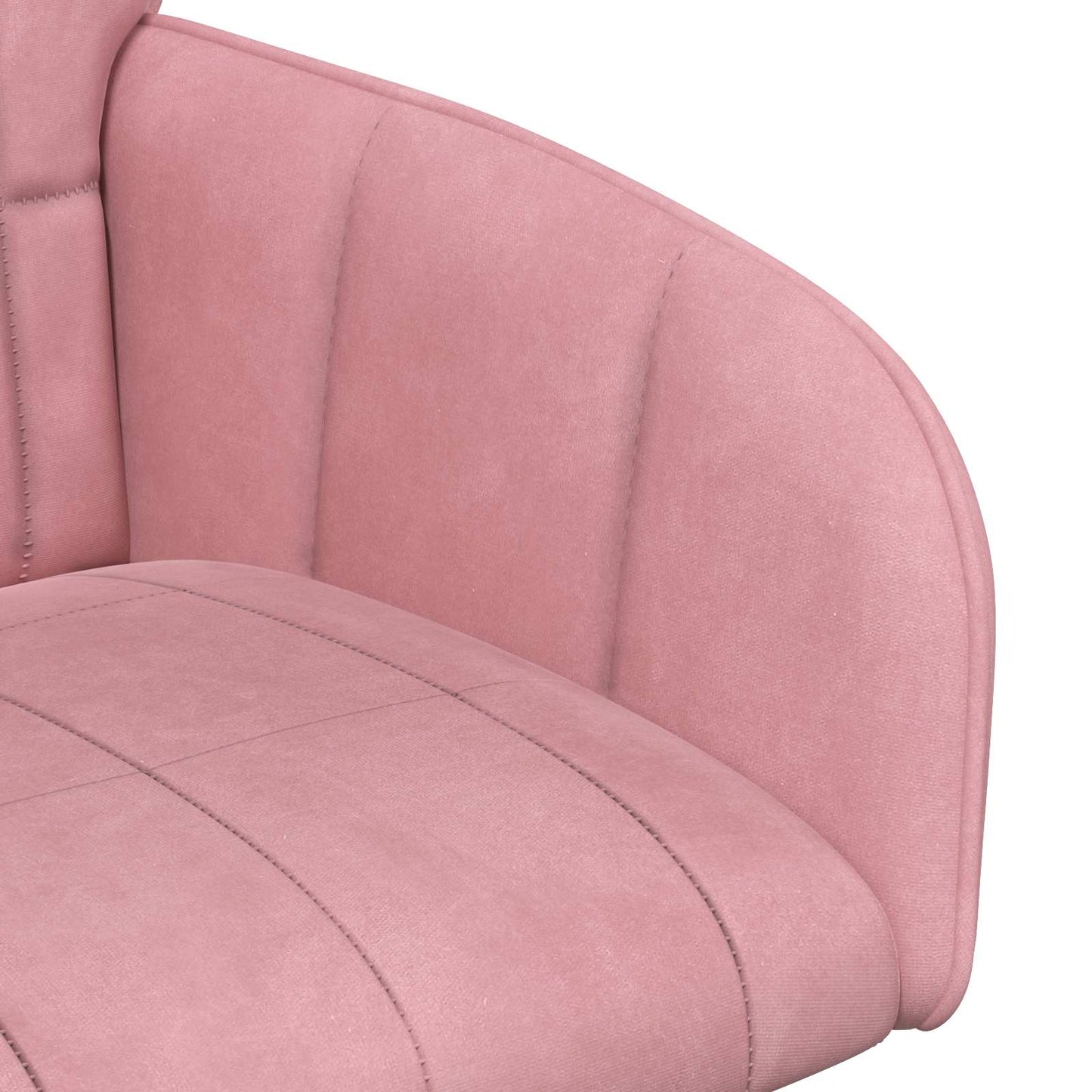 Sedie da pranzo 6 pcs Velluto Rosa 57 x 50 x 85 cm | homemem39