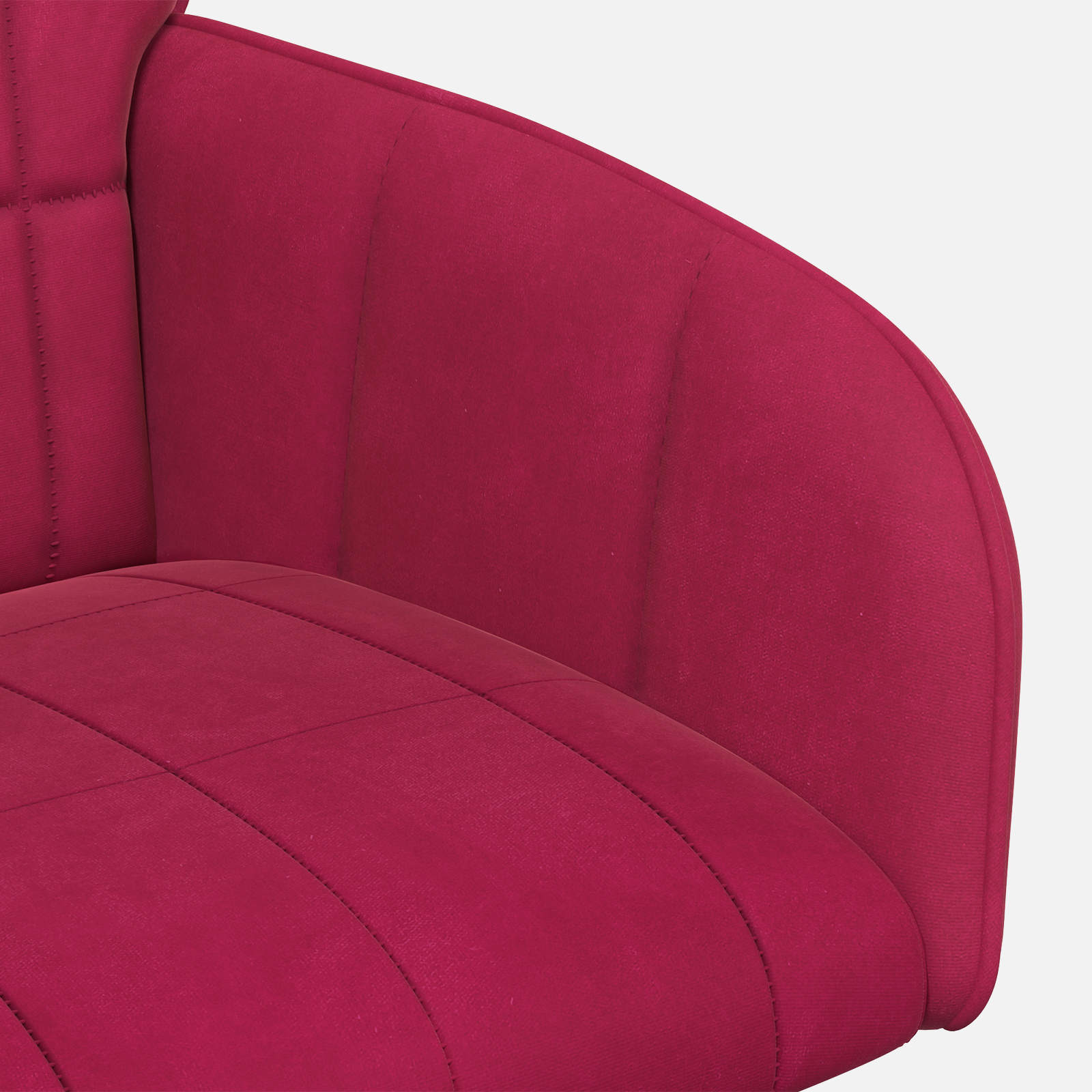 Sedie da pranzo 6 pcs Velluto Rosso Vino 57 x 50 x 85 cm | homemem39