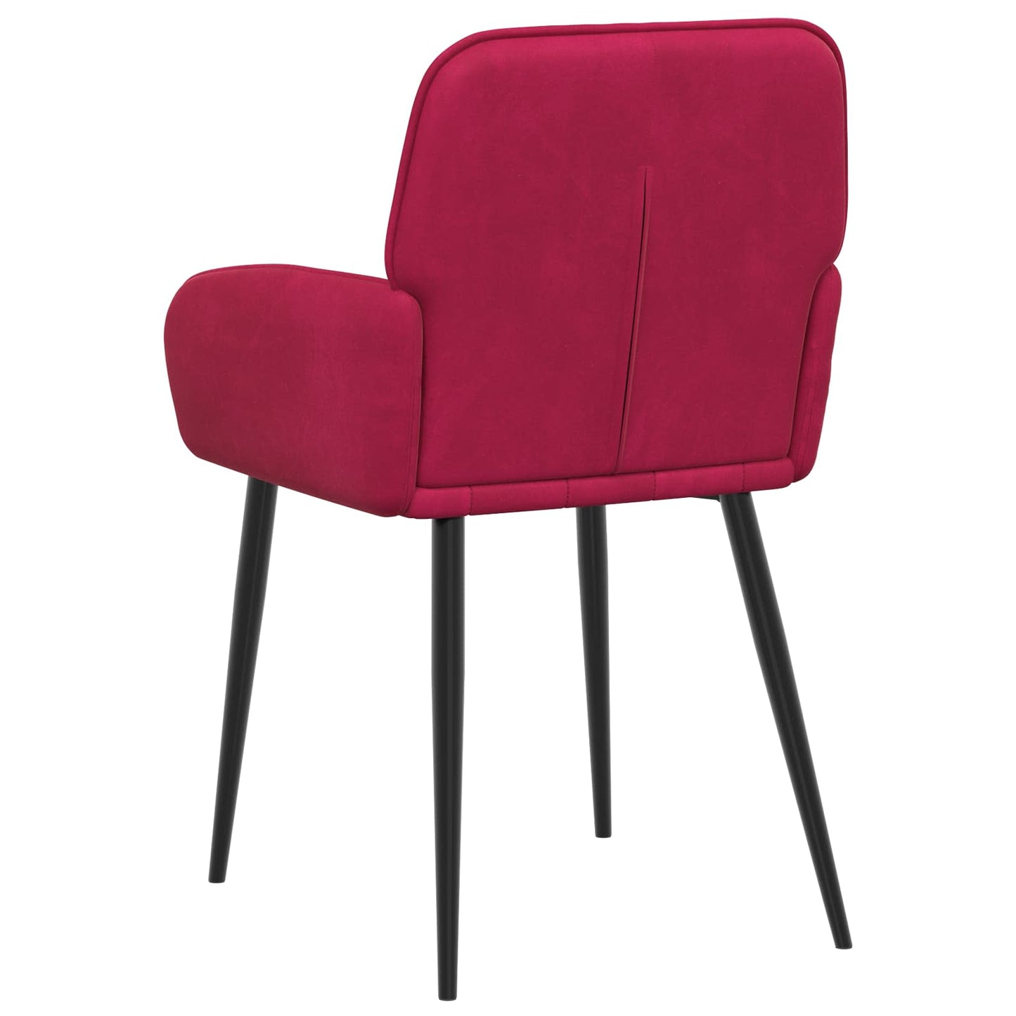 Sedie da pranzo 6 pcs Velluto Rosso Vino 57 x 50 x 85 cm | homemem39