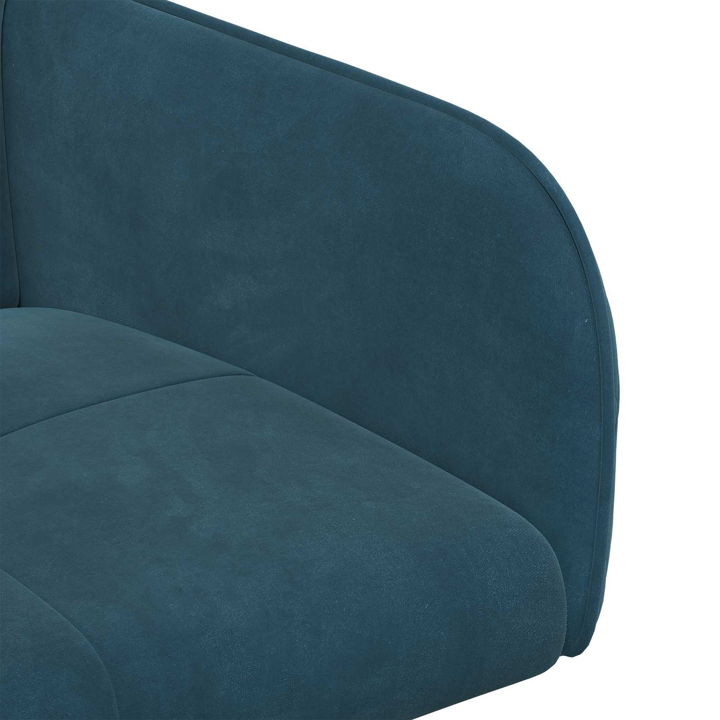 Sedie da pranzo 4 pcs Velluto Blu 59 x 56,5 x 86 cm | homemem39