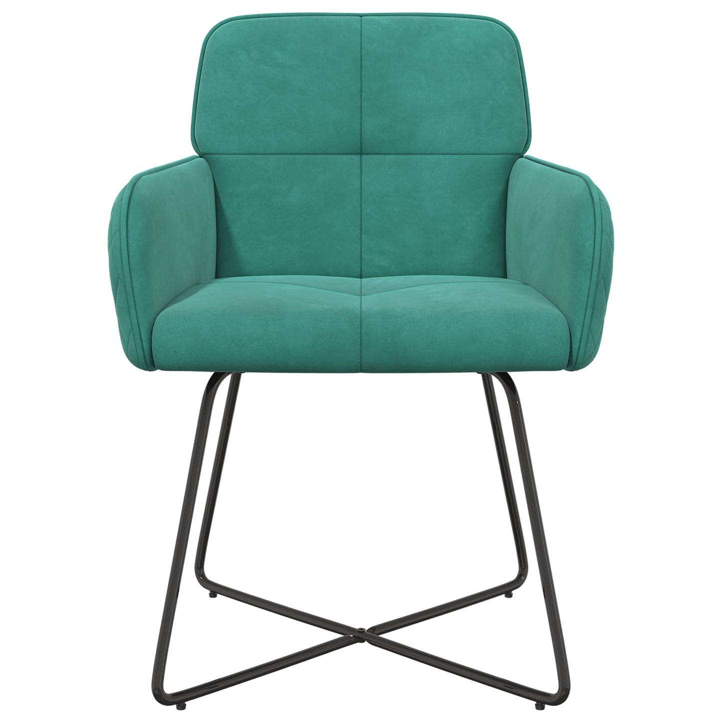 Sedie da pranzo 4 pcs Velluto Turchese 59 x 56,5 x 86 cm | homemem39