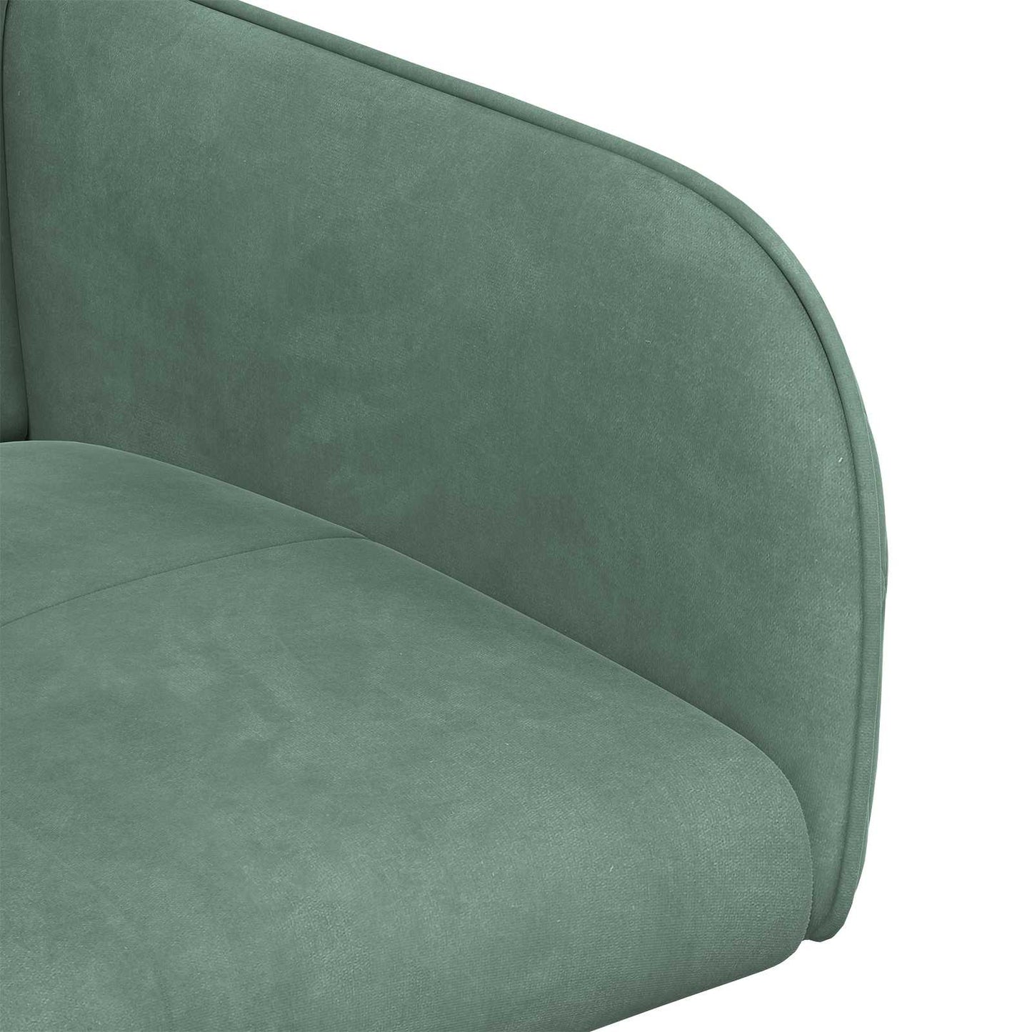Sedie da pranzo 4 pcs Velluto Verde Mare 59 x 56,5 x 86 cm | homemem39