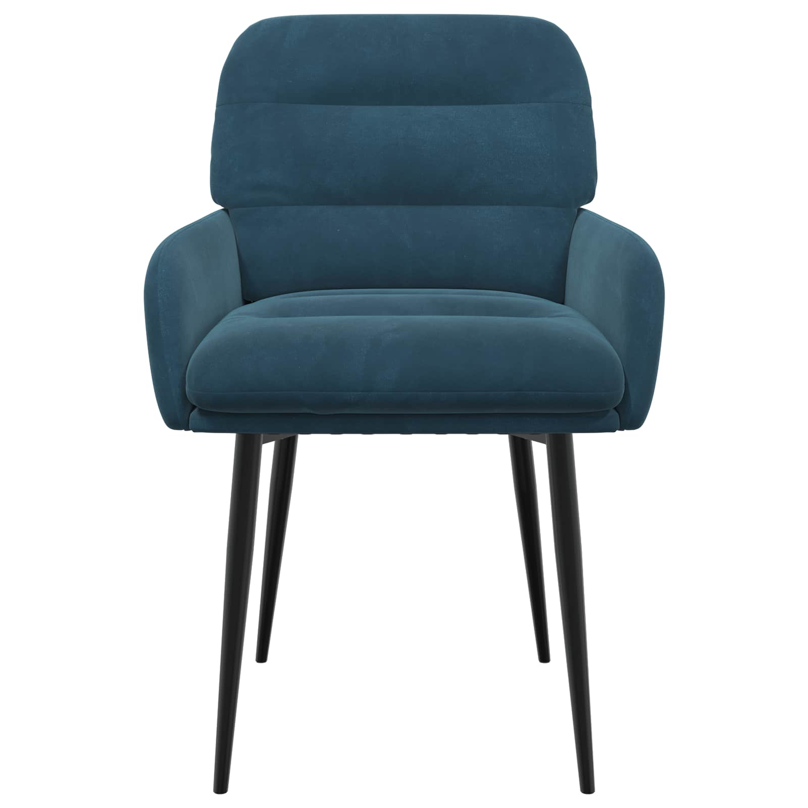 Sedie da pranzo 6 pcs Velluto Blu 59 x 59,5 x 90 cm | homemem39