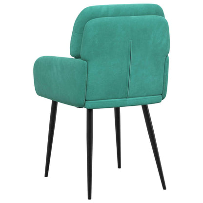 Sedie da pranzo 6 pcs Velluto Turchese 59 x 59,5 x 90 cm | homemem39